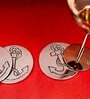 GIBOX The Salvation Bar Coasters Set Kitchen Table Home D cor Restaurants Designer (Set of 4)