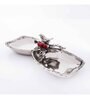 Gibox Twilight 2-Section Tray Serving Platter with Stand Bowl Dish For Kitchen Office Dinner Table Top D cor Accent