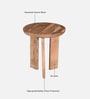 Gideon Acacia Wood Side Table in Natural Finish Gideon Acacia Wood Side Table in Natural Finish
