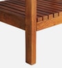 Giessen Mango Wood End Table In Walnet Finish