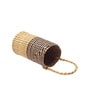 (1Pc) Navy Straw Handwoven & Eco-Friendly Bottle Holder