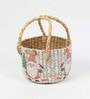 (1Pc) Multicolor Seagrass Handmade Eco-Friendly Table Organizer & Storage Basket