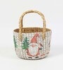 (1Pc) Multicolor Seagrass Handmade Eco-Friendly Table Organizer & Storage Basket