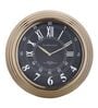 Gilded Ecliptic Gold Aluminium Traditional Wall Clock