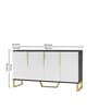 Gilded Edge Sideboard in Lacquer Die Finish