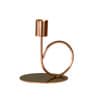 Gilded Elegance Gold Candle Holder