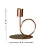 Gilded Elegance Gold Candle Holder