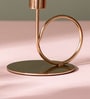 Gilded Elegance Gold Candle Holder