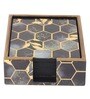 Gilded Hive  Coaster Set of 6