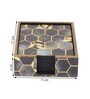 Gilded Hive  Coaster Set of 6