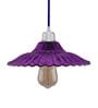 Gilford Violet Glass Hanging Light