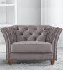 Gilmore Fabric 1 Seater Sofa in Grey colour