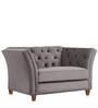 Gilmore Fabric 1 Seater Sofa in Grey colour