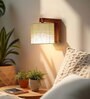 Gimli Brown Wooden Wall Light