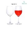Gin 600 ml Wine Glass Set of 2 from Brazil | Large Crystal Red & White Wine Glasses for Home, Bar, Parties | Elegant Stemware for Cabernet, Pinot Noir, Chardonnay & More