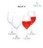 Gin 600 ml Wine Glass Set of 4 from Brazil | Large Crystal Red & White Wine Glasses for Home, Bar, Parties | Elegant Stemware for Cabernet, Pinot Noir, Chardonnay & More