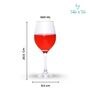 Gin 600 ml Wine Glass Set of 4 from Brazil | Large Crystal Red & White Wine Glasses for Home, Bar, Parties | Elegant Stemware for Cabernet, Pinot Noir, Chardonnay & More