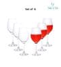 Gin 600 ml Wine Glass Set of 6 from Brazil | Large Crystal Red & White Wine Glasses for Home, Bar, Parties | Elegant Stemware for Cabernet, Pinot Noir, Chardonnay & More