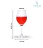 Gin 600 ml Wine Glass Set of 6 from Brazil | Large Crystal Red & White Wine Glasses for Home, Bar, Parties | Elegant Stemware for Cabernet, Pinot Noir, Chardonnay & More