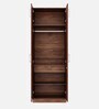 Gingham 2 Door Wardrobe In Columbian Walnut Finish with Mirror