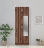 Gingham 2 Door Wardrobe In Columbian Walnut Finish with Mirror