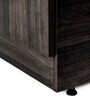 Gingham 2 Door Wardrobe in Dark Brown Finish