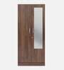 Gingham 2 Door Wardrobe In Walnut Colour Gingham 2 Door Wardrobe In Walnut Colour