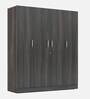Gingham 4 Door Wardrobe In Wenge Finish Colour