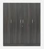 Gingham 4 Door Wardrobe In Wenge Finish Colour