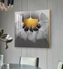 Ginkgo Leaf Glass Finish Square Wall Art