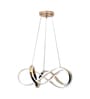 Gioconda Rose Gold 3 Colour Led Chandelier Ceiling Light