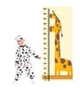 Giraffe with Baby in Multicolour Height Chart