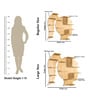 Girl Backlit Designer Wooden Wall Shelf