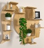 Girl Backlit Designer Wooden Wall Shelf