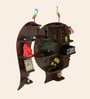 Girl Backlit Designer Wooden Wall Shelf