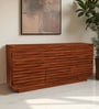 Gironde Acacia Wood 2 Door 3 Drawer Sideboard In Honey Oak Finish