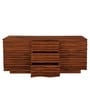 Gironde Acacia Wood 2 Door 3 Drawer Sideboard In Honey Oak Finish