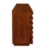 Gironde Acacia Wood 2 Door 3 Drawer Sideboard In Honey Oak Finish