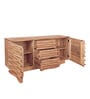 Gironde Acacia Wood 2 Door 3 Drawer Sideboard In Natural Finish