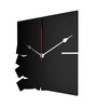Gisela Engineered Wood Black Wall Clock