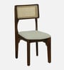 Gistel Sheesham Wood Dining Chair set of 2 In Scratch Resistant Provincial Teak Finish