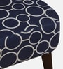Mantra Fabric Wing Chair In Blue Colour
