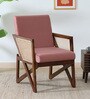 Dusk Fabric Arm Chair In Champagne Colour