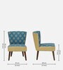 Viraasat Sofa Chair In Blue Colour