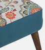 Aura Suede Velvet Fabric Arm Chair In Green and Multi Colour