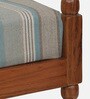Poise Sheesham Wood Rocking Chair In Moss Green Colour