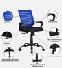 Giza Breathable Mesh  Fabric Office Chair in Blue & Black Colour