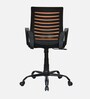 Giza Breathable Mesh Ergonomic Chair in Orange & Black Colour