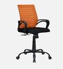 Giza Breathable Mesh Ergonomic Chair in Orange & Black Colour