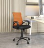 Giza Breathable Mesh Ergonomic Chair in Orange & Black Colour